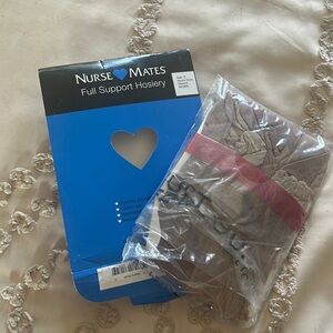 2 pair bundle Size C panty hose Nurse Mates